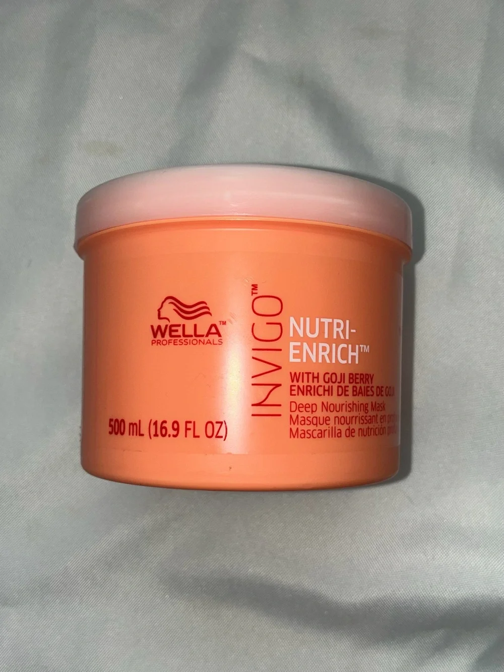 Wella Invigo Nutri-Enrich Hair Mask - Peach/Coral